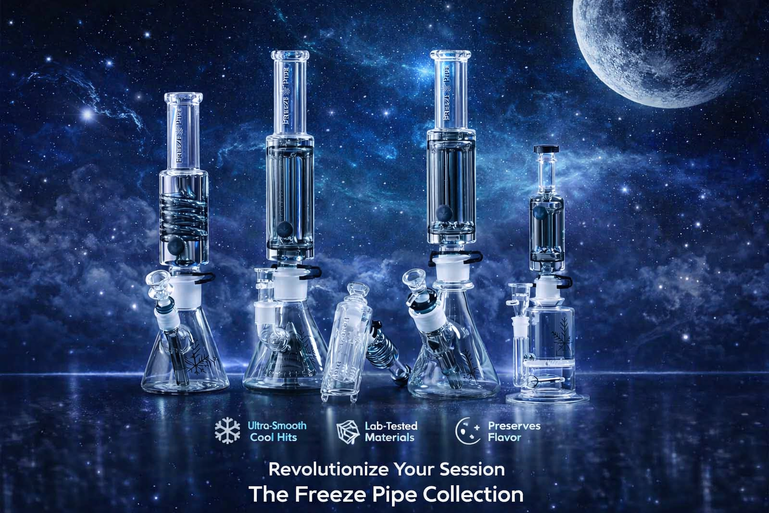Freeze Pipe Collection — Smooth, Clean, and Chill