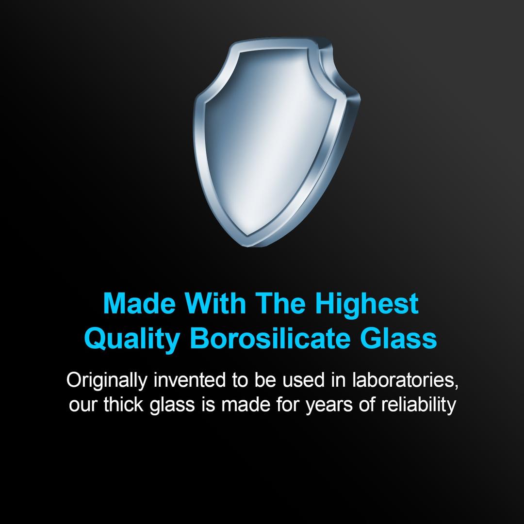 Freeze Pipe made from premium borosilicate glass ensuring durability and purity